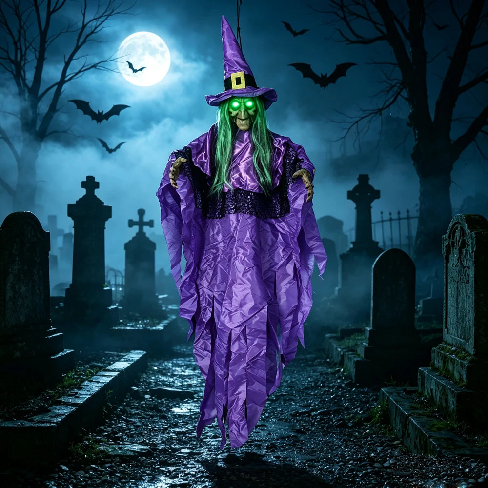 Moonlit Witch Figure – LED