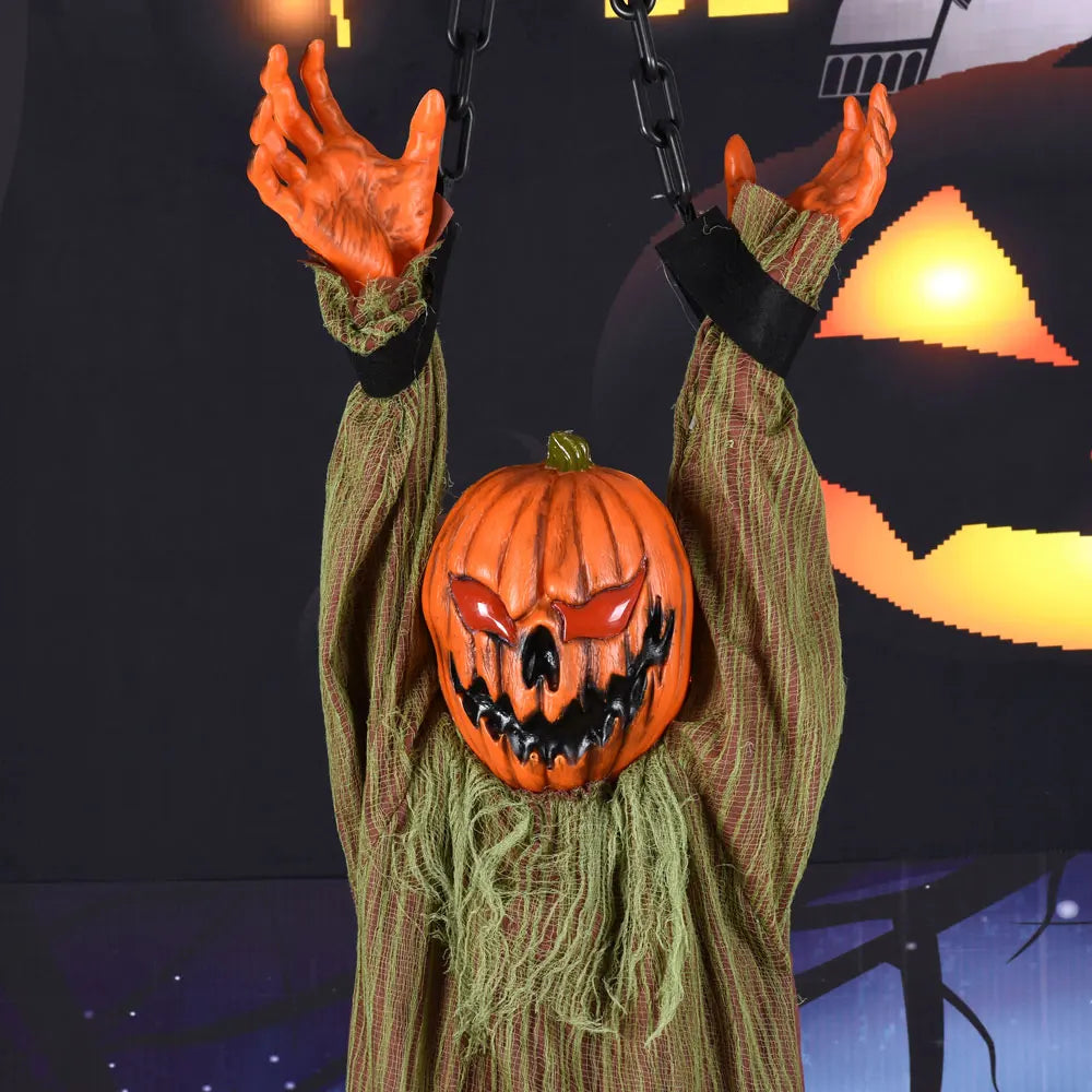 Pumpkin Reaper Scarecrow – 135cm